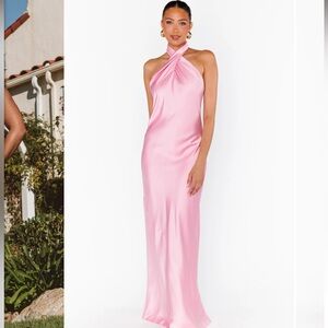 SOLD Jasmine halter maxi dress